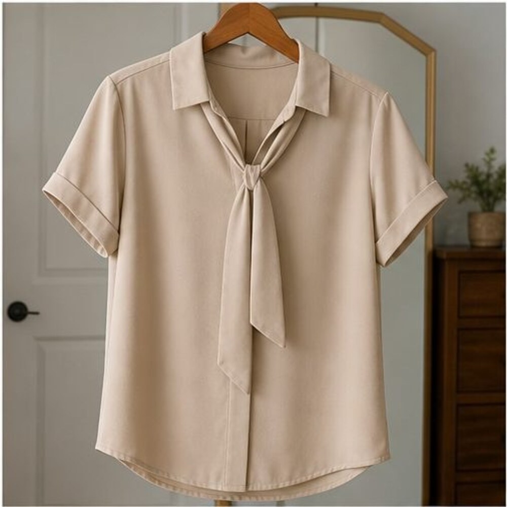 Sand Smocked Top
